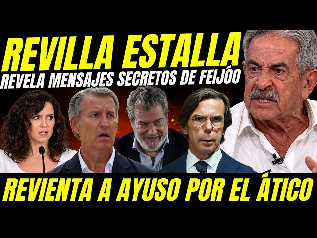 MIGUEL ÁNGEL REVILLA SCARES THE HELL OUT OF AYUSO OVER THE PENTHOUSE AND REVEALS FEIJÓO'S SECRET ...