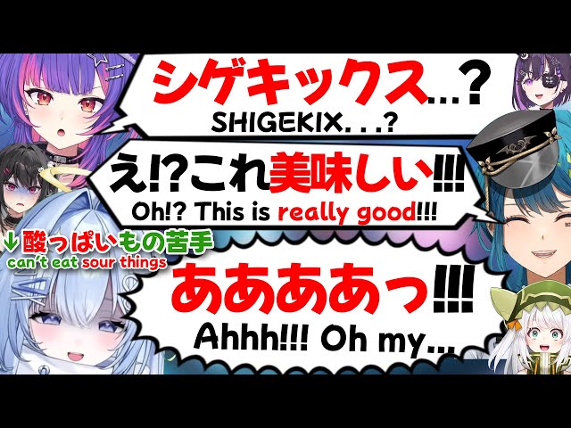 【VSPOEN】 EN off-collab Japanese snack tier list after VSPO Fes【Vspo Eng Sub】