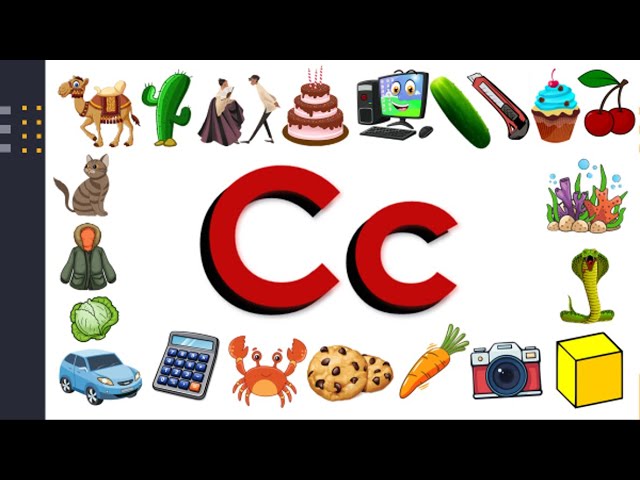 LETRANG C - MGA SALITANG NAGSISIMULA SA LETRANG Cc / TUNOG NG ALPABETONG FILIPINO