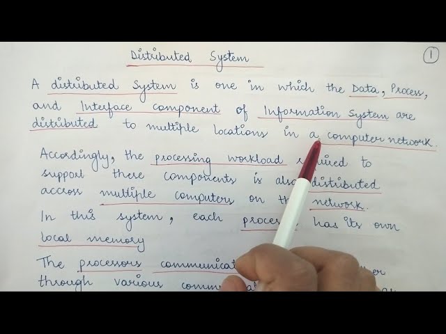 System Analysis and Design || Distributed System