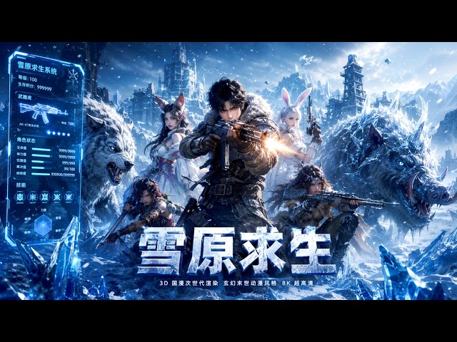 ❄Poor guy crosses ice age, binds upgrade, with orc girl builds refuge, rules ice.