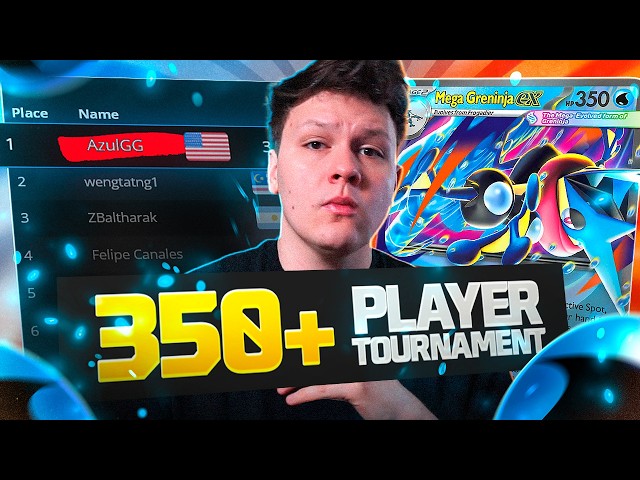 I Won a 350+ Player Tournament With Mega Greninja