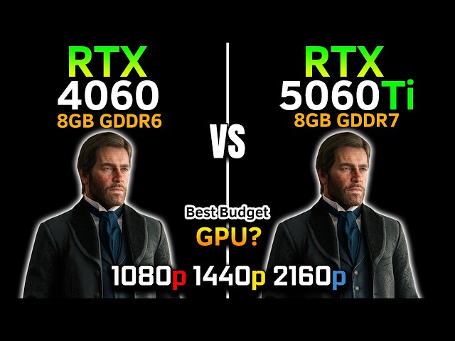 RTX 4060 vs RTX 5060 Ti 8GB | DLSS 4 FG / MFG 6X | Best Budget GPU 2026? | 1080p, 1440p, 4K