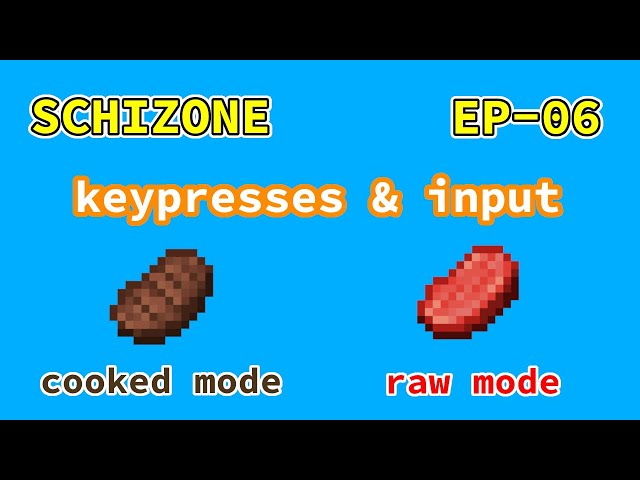 user input & keypresses in x86 assembly | SCHIZONE EP-06