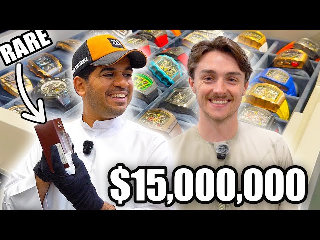 Khaled Ebrahimi Reveals His INSANELY RARE $15M Un-Touched PATEK & RM Collection 🤯