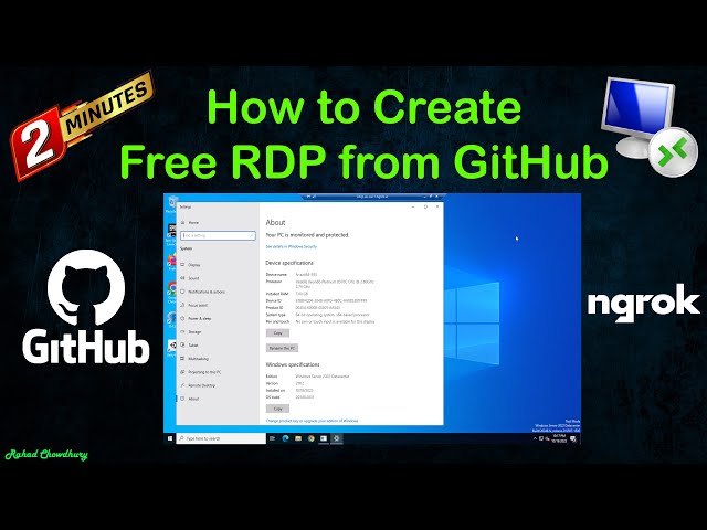 How to Create Free RDP from GitHub 2023 | How to create own RDP