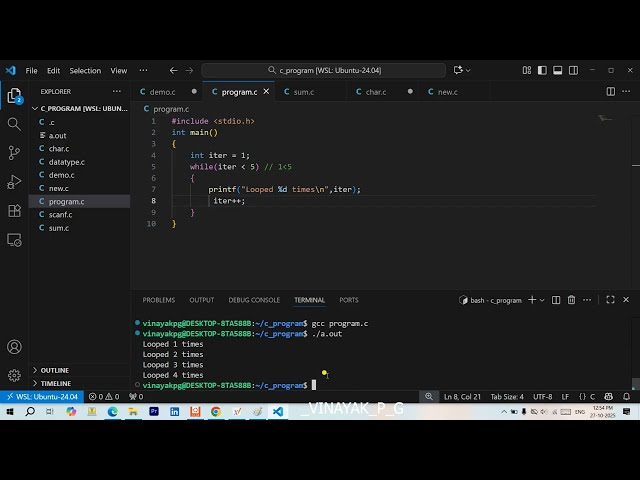 🔁 C Programming – while Loop Explained with Examples | Malayalam Tutorial