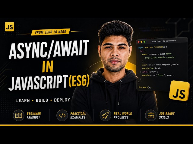 Async Await in JavaScript with Error Handling | JavaScript Tutorial #31