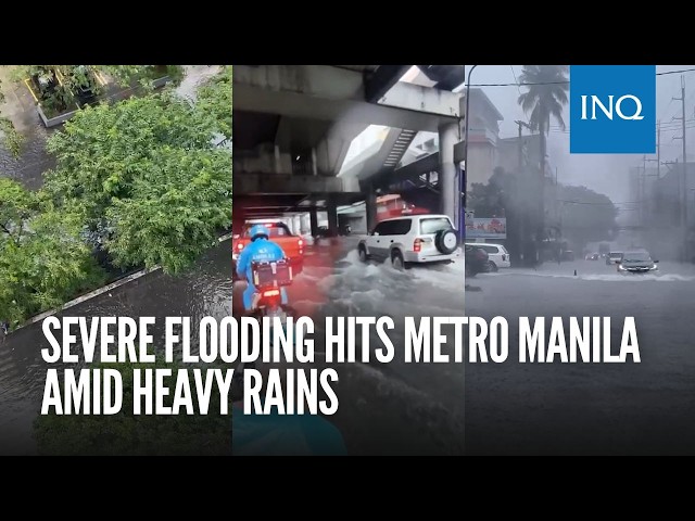 Severe flooding hits Metro Manila amid heavy rains