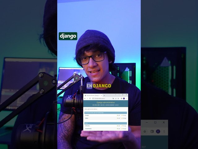 Manage your website with Django. #django #programming #webdevelopment #python