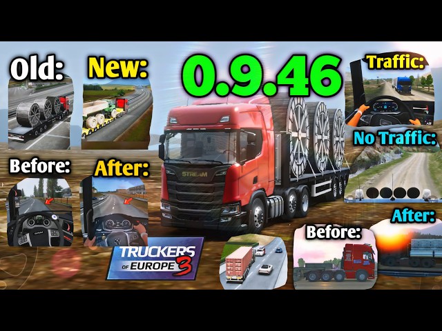 TRUCKERS OF EUROPE 3 v0.9.46 – BIG UPDATE! New Traffic, Roads & Major Changes