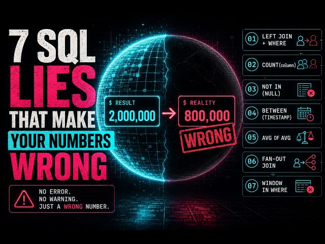 7 SQL Mistakes That Make Your Data Lie