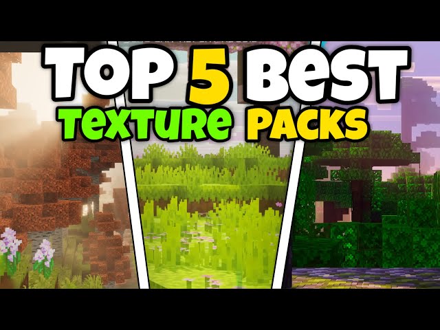 Top 5 BEST Texture Packs For Minecraft Bedrock Edition