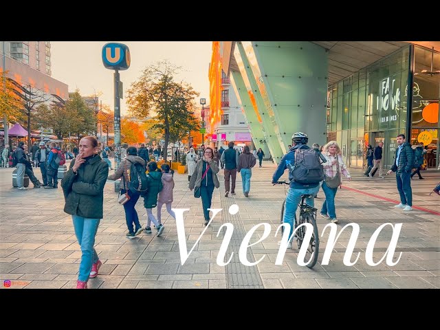 Vienna Autumn Walk 🍁 | 4K Tour in 3rd District (Landstraße)