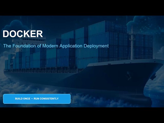 Docker: The Foundation of Modern Application Deployment | Swapnil Rajput