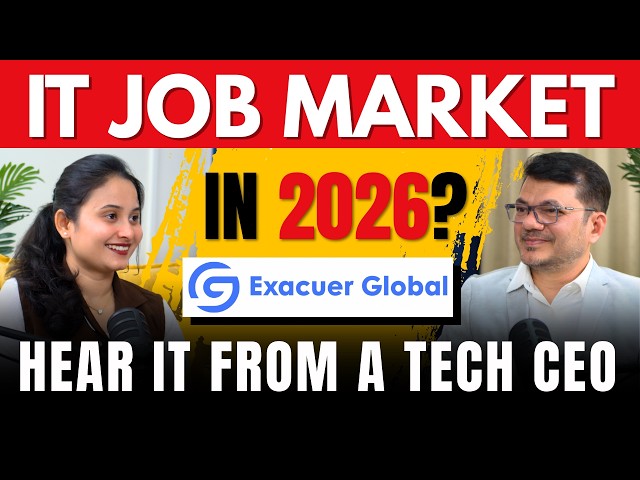 IT Job Market in 2026: What's Coming? | Layoffs, AI Impact & Career Tips ( Freshers Must Watch)