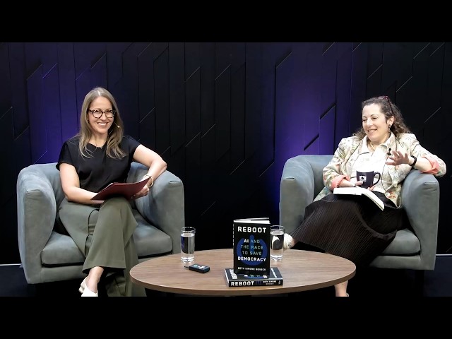 Reboot: AI and the Race to Save Democracy, avec Beth Noveck