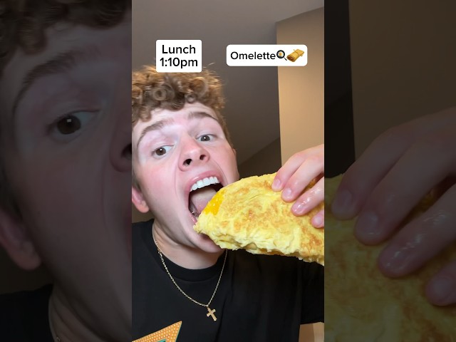 Eating only different kinds of eggs for the whole day!