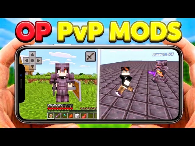 4 OP PvP Mods + Practice Map in Minecraft PE (You'll Never Play Without These!)