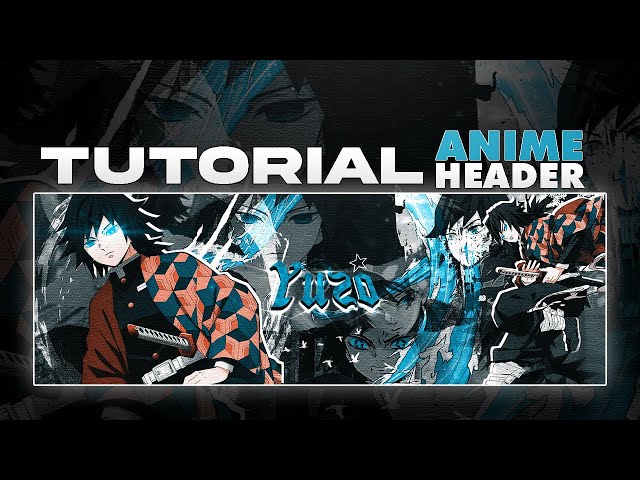 How To Make A CLEAN Anime Header/Banner In Photoshop! (Easy Tutorial)