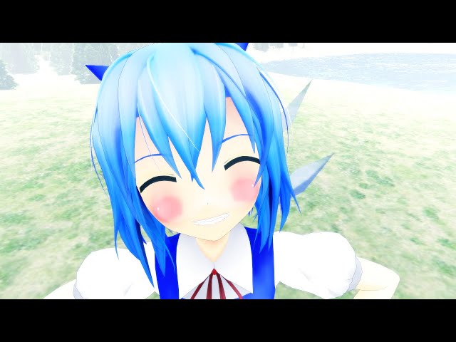 【VR 360 4K 3D】チルノとキスをするVR ~A virtual kiss with Cirno~