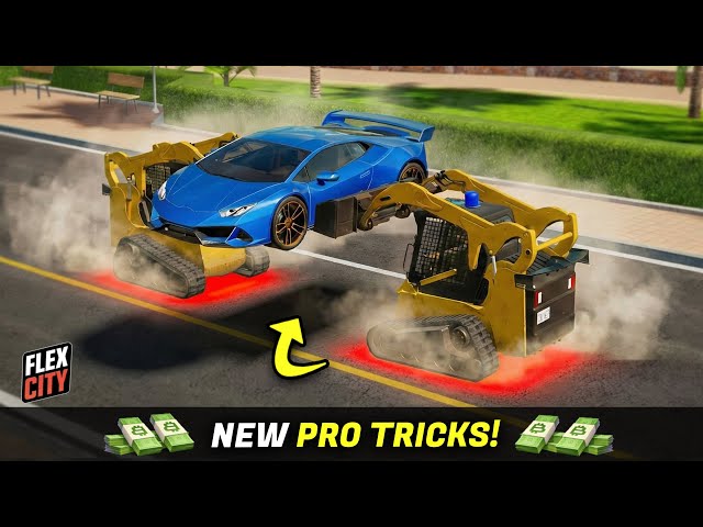 5 Crazy New Pro Tips and Tricks in Flex City with a Bulldozer #flexcity #openworld