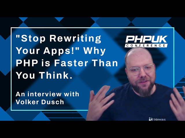 PHP Performance Demystified: Internals, Profiling, and the Road to PHP 9 with Volker Dusch