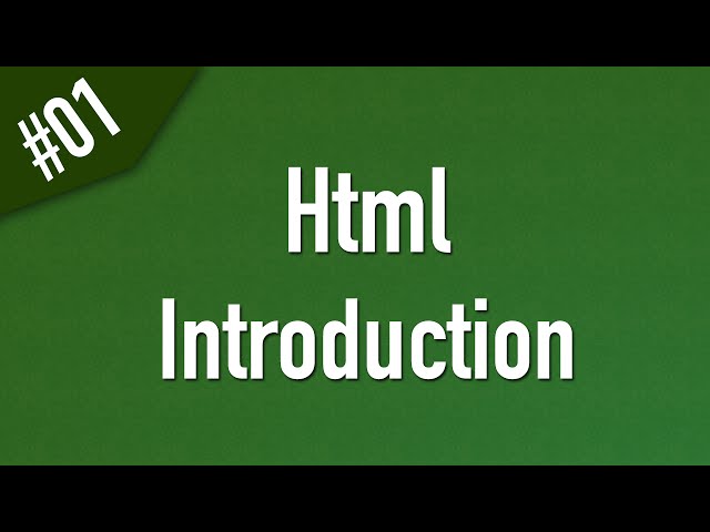 Learn Html In Arabic #01 - Introduction and What is Html?