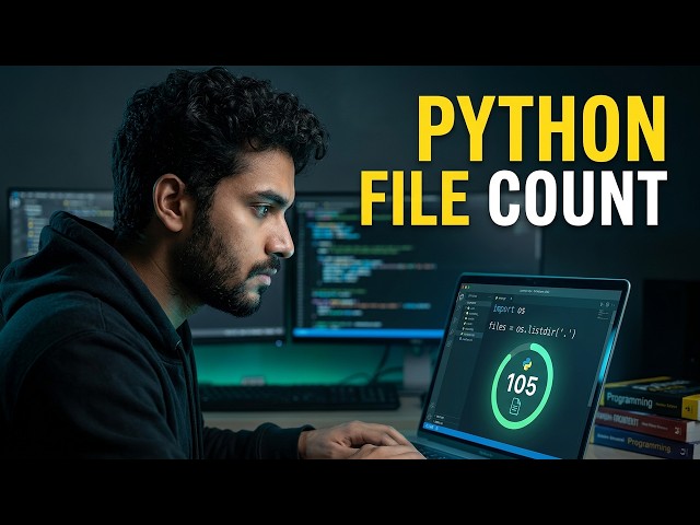 How to Count Files in a Folder Using Python (Simple Beginner Tutorial)