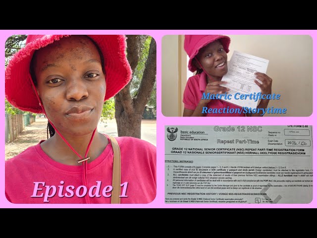 Episode 1:Rewriting/Upgrading my matric exam/results for the 11th time at the age of 27 years 😤🤯🙊