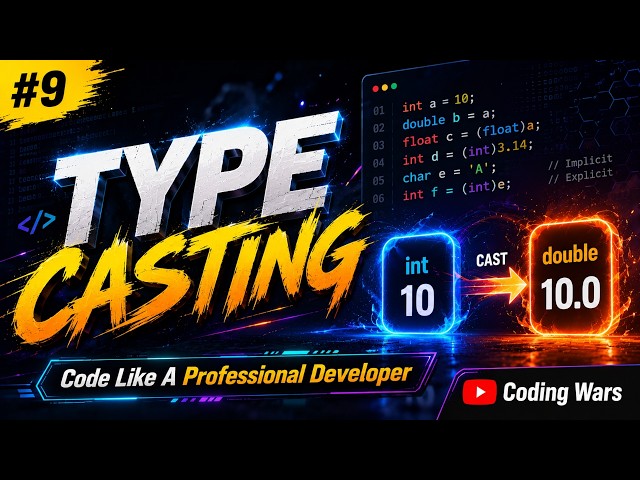 Java Type Casting Explained in Hindi 🔥 | Implicit & Explicit Type Casting | Widening vs Narrowing