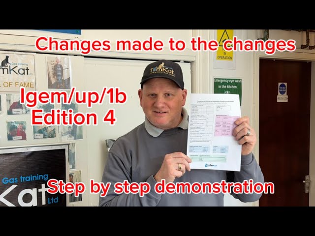 Practical demonstration on how to comply with igem/up/1b edition 4 tightness testing and purging. 