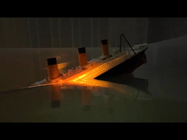 Titanic Honor And Glory Except It's A Scale Model