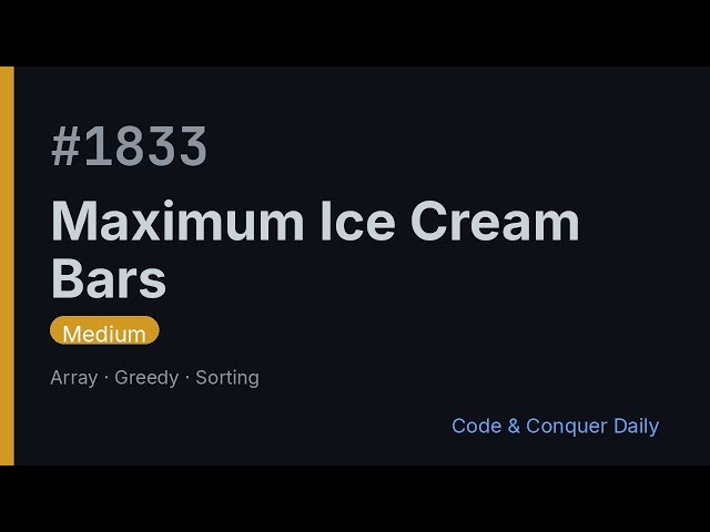 Maximum Ice Cream Bars