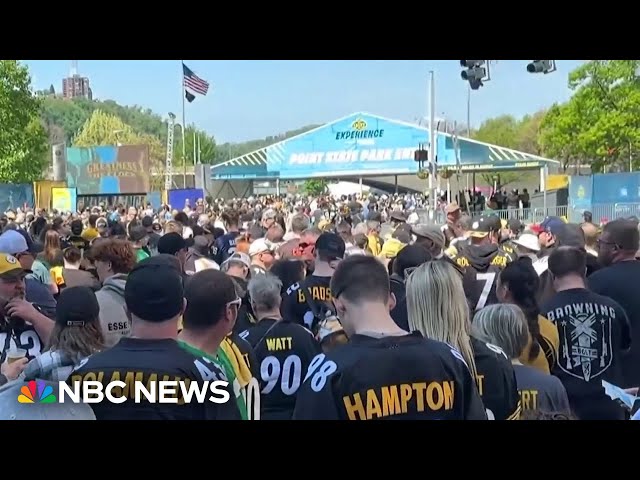 Pittsburgh buzzes with fans ahead of 2026 NFL draft