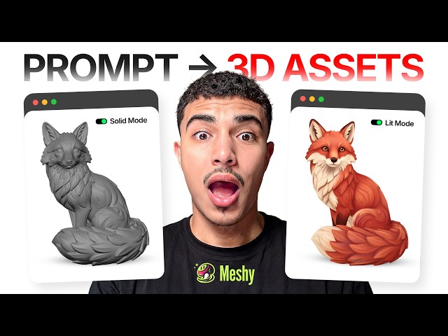 Meshy AI 3D Agent: Best AI Tool to Create 3D Game Assets from Text or Image