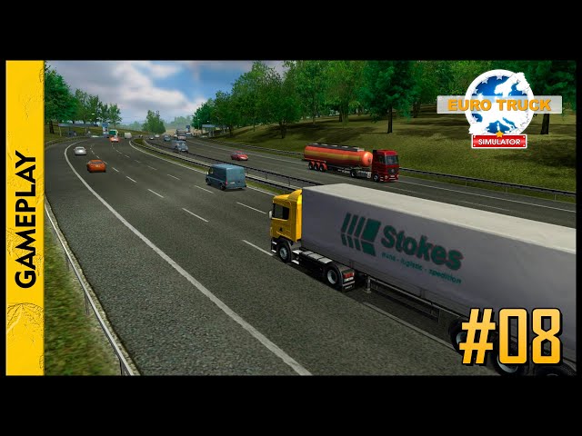 EURO TRUCK Simulator (Newcastle x London x Newcastle)(Gameplay) #08