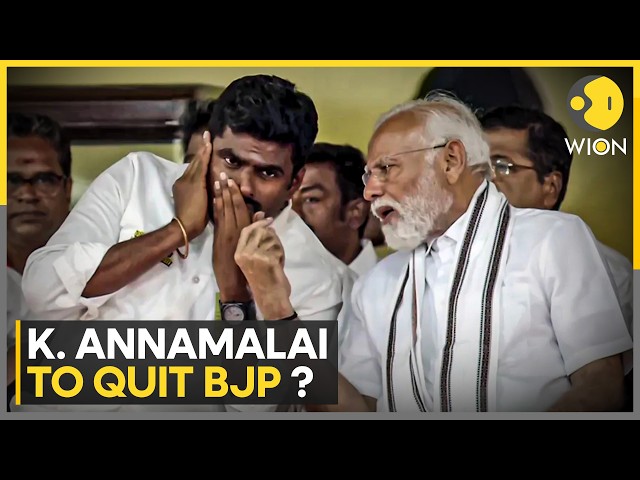K. Annamalai Likely To Quit BJP And Launch New Party, Big Political Speculation | WION News