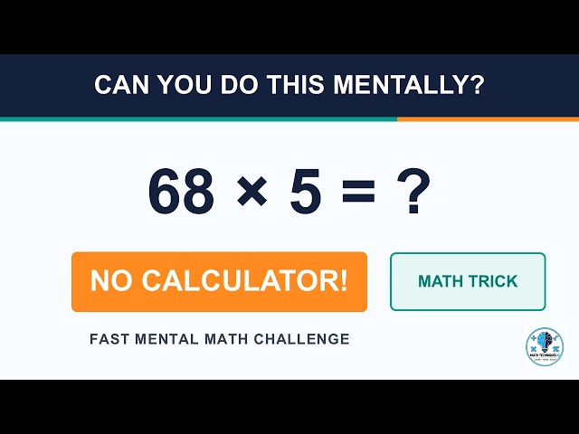 Can You Calculate This Without a Calculator? | Fast Mental Math Tricks for Standardized Tests
