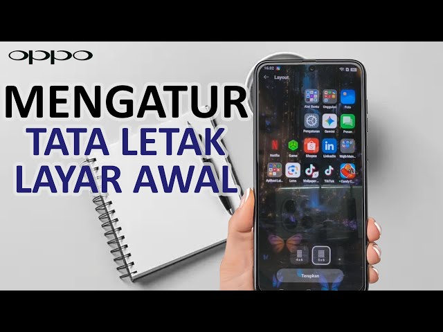 How to Set the Home Screen Layout on the Oppo A6x