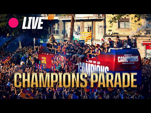 🔴 LIVE | FC BARCELONA VICTORY PARADE 2025/26 🔵🔴