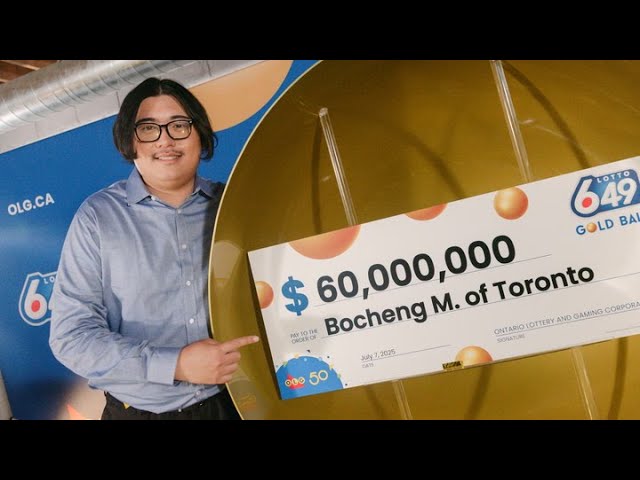 CAUGHT ON CAMERA: Winner of life-changing $60 million OLG jackpot