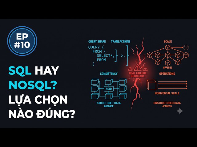 SQL hay NoSQL: Chọn datastore theo access pattern và quality attributes | #10