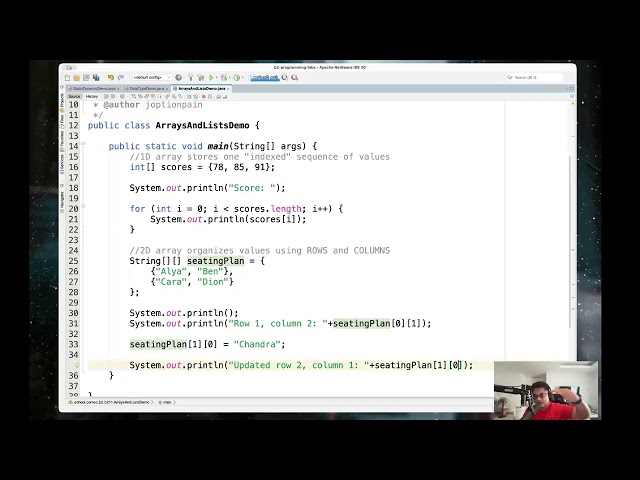 DP COMSC B2.2.2 | Arrays and ArrayLists