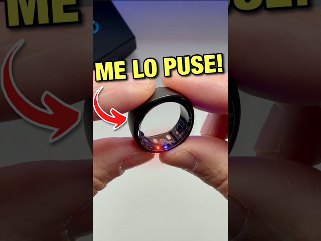I put on this tech RING and THIS happened... 😱 #ring #short #viral