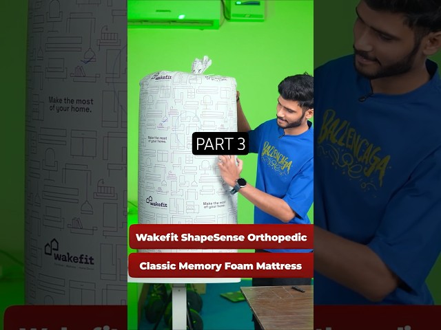Part 3 - This Mattress Passed the Ultimate Motion Isolation Test! Wakefit Ortho Mattress