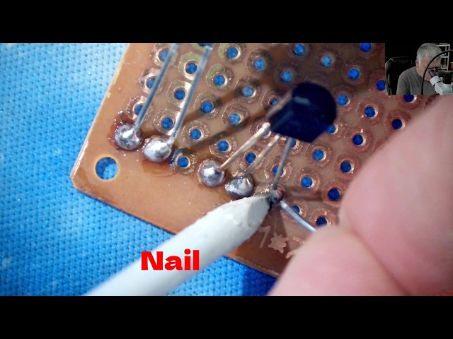 Nail soldering technique - Let's learn how to solder with a nail - a trip down memory lane