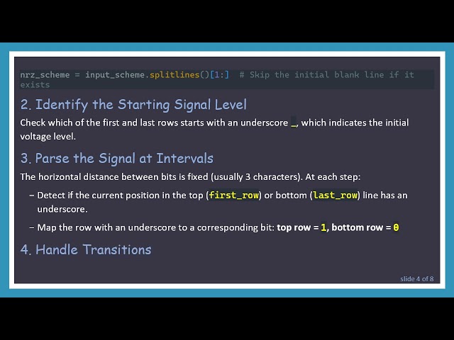 How to Decode NRZ Encoding Without External Libraries in Python