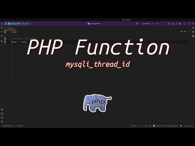 How can I track MySQL connections in PHP? Unlocking mysqli_thread_id() in #php for Connection