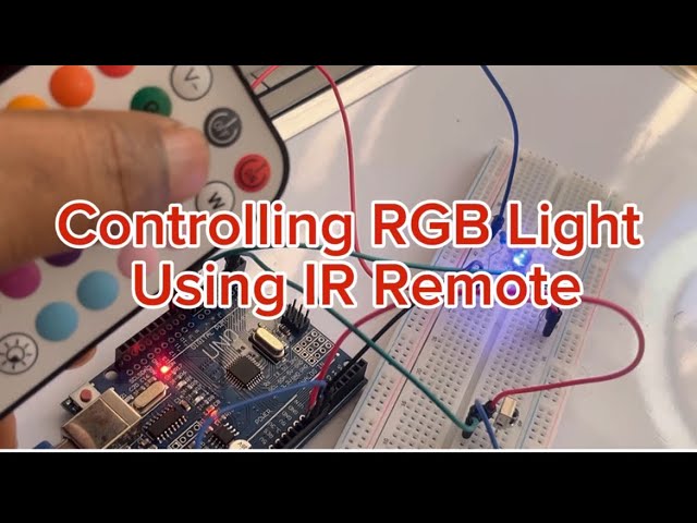Arduino Project #4. Controlling RGB Light Using IR Remote on Arduino